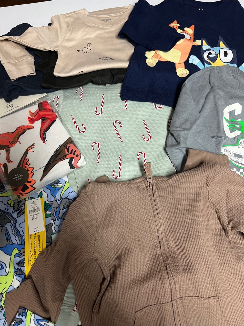 NWT Bundle of Baby Boy Clothes, GAP, Carter’s Size 12-18 Months & 18 Months